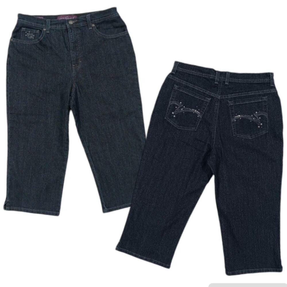 Gloria Vanderbilt Amanda Bermuda Stud Capris